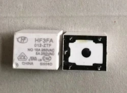 Relé HF3FA 012-ZTF, HF3FA-012-ZTF, 12VDC, DC12V, 12V, 10A, 250VAC, 5 pines, 10 Uds./lote