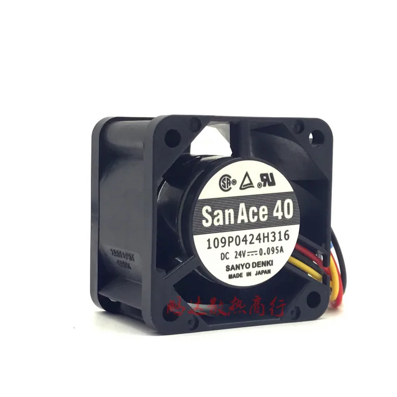 Ventilador inversor de detección de 3 cables, 109P0424H316, 4028, 24V, 0.095A, 4CM, Original - imagen 3