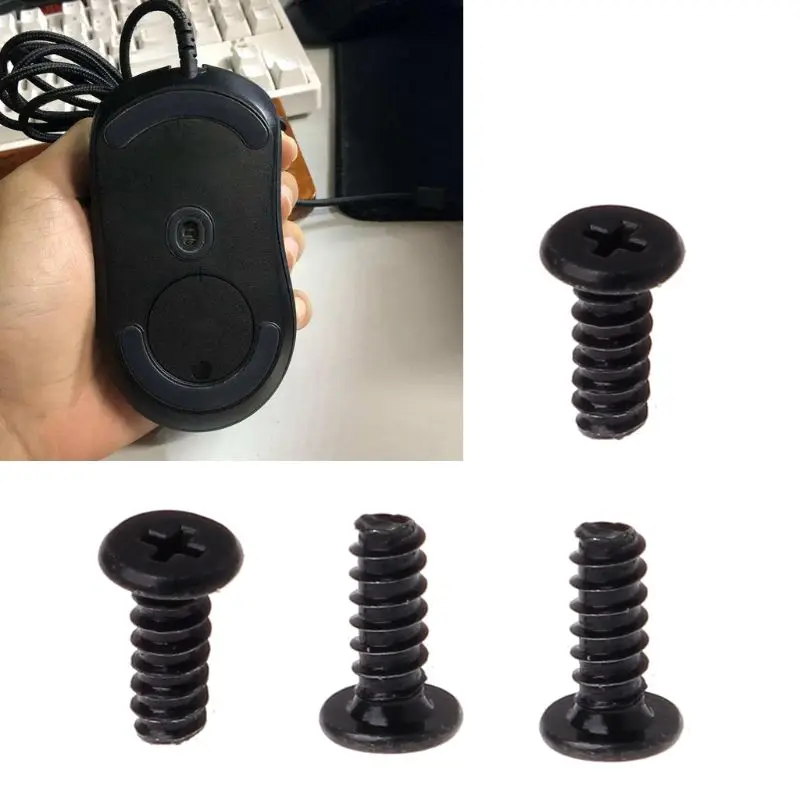 Tornillos de fondo para ratón Logitech, repuesto para G502, G403, G402, G700S, M705, M950, G500S, G9X, etc., 4 unids/paquete - imagen 5