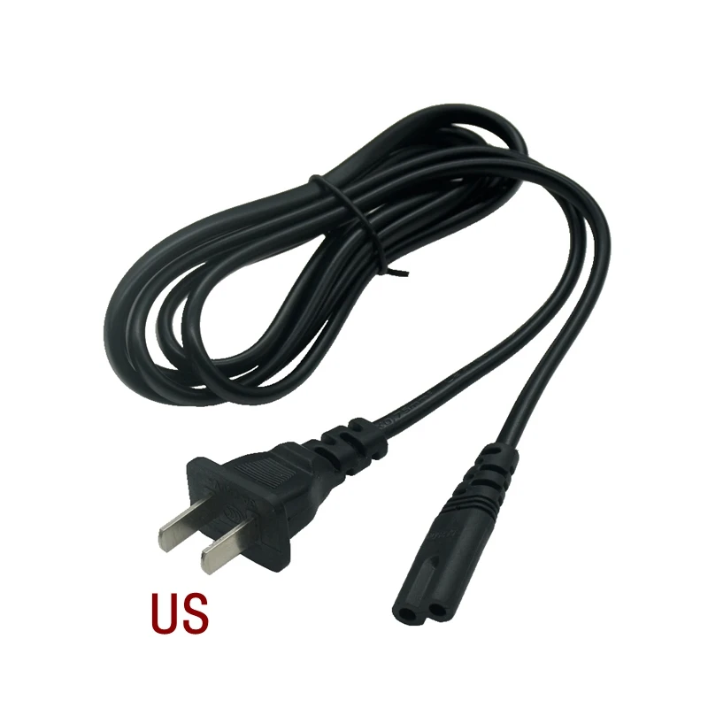Cable de alimentación de 2 pines para ordenador de escritorio y portátil, accesorio de 2 clavijas AC EU US UK, Console C7, figura de Cable de plomo de alta calidad - imagen 2