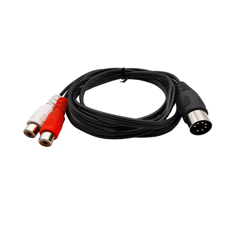 Cable de audio MIDI de 7 pines DIN macho a 2 enchufes RCA duales hembra 0,5 m 1,0 m 1,5 m - imagen 4