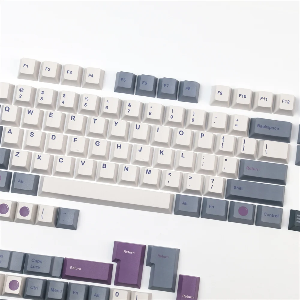 Tecla PBT GMK-DMG para teclado mecánico, tecla completa con 141 teclas de tinte subcama, ASNI ISO Enter, 1.25U, 1.75U, 2U - imagen 3