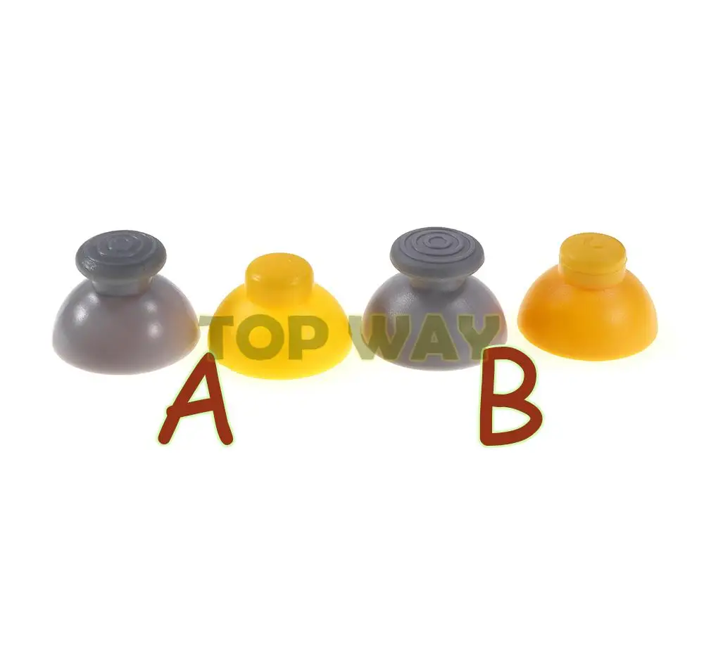 100sets Replacement Joystick Thumb Stick Cap Yellow Gray Worn Out Analog Cap For NGC Gamecube gamecube GC controller - imagen 5