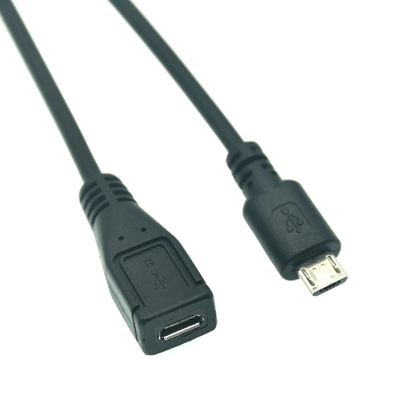 Cable Micro USB 2,0 B de 5 pines macho a hembra, extensión m/F, cargador de datos de carga, extensor de plomo, 1M, 3m, 5M - imagen 5