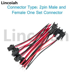 Conector JST Macho-Hembra para LED Downlight – 2 Pines
