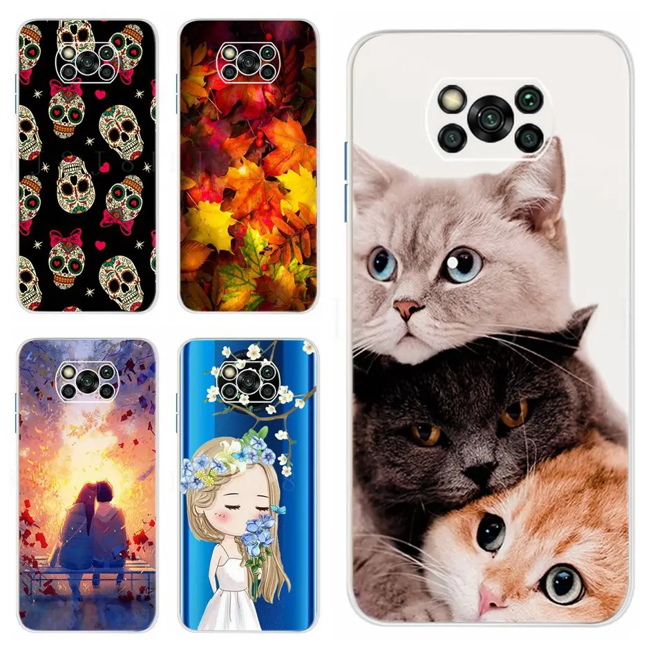 Funda para Xiaomi Poco X3 NFC, carcasa suave de TPU, NFC X 3 GT