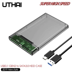 Caja Externa SSD USB-C 3.0 para 2.5" - UTHAI G25