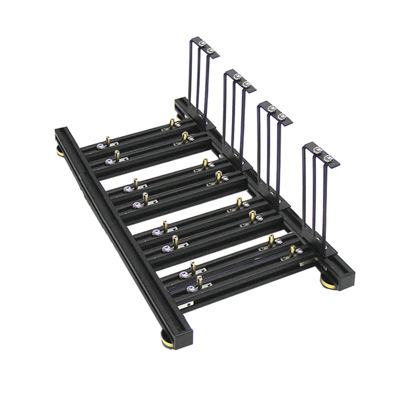 Soporte de aleación de aluminio para tarjeta gráfica, estante superior para 4GPU, cable elevador o tarjeta adaptadora