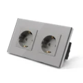 Gray Double Sockets