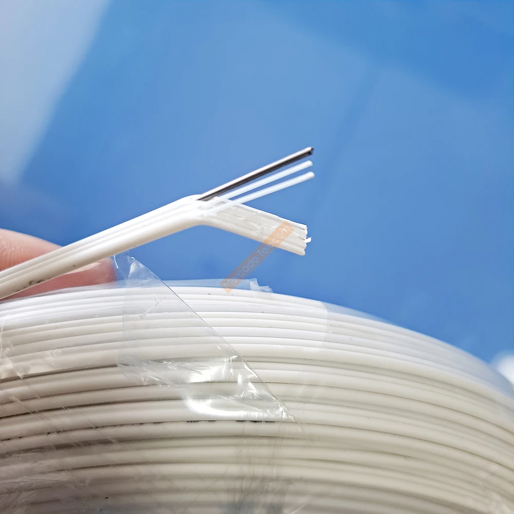 Cable de fibra óptica de 10m, 20m, 30m, 50m, FTTH, modo simple para exteriores, Cable de caída de modo único SC UPC - imagen 3