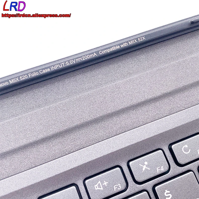 Teclado retroiluminado PT portugués, Mini Funda tipo libro Original para Lenovo Ideapad Miix 520-12IKB, tableta 5N20N88591 - imagen 4