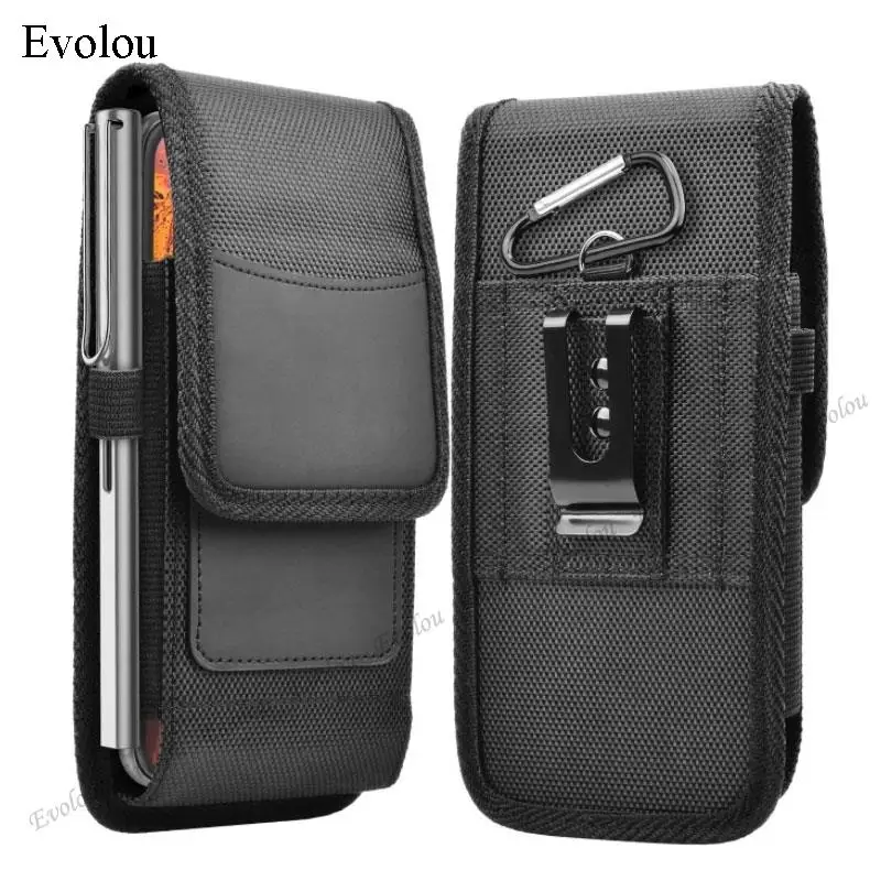Bolsa de teléfono para Poco M4 Pro M3 F3 GT X3 Pro, funda con Clip para cinturón, funda para Xiaomi Mi 11T CIVI Redmi Note 11Pro - imagen 3