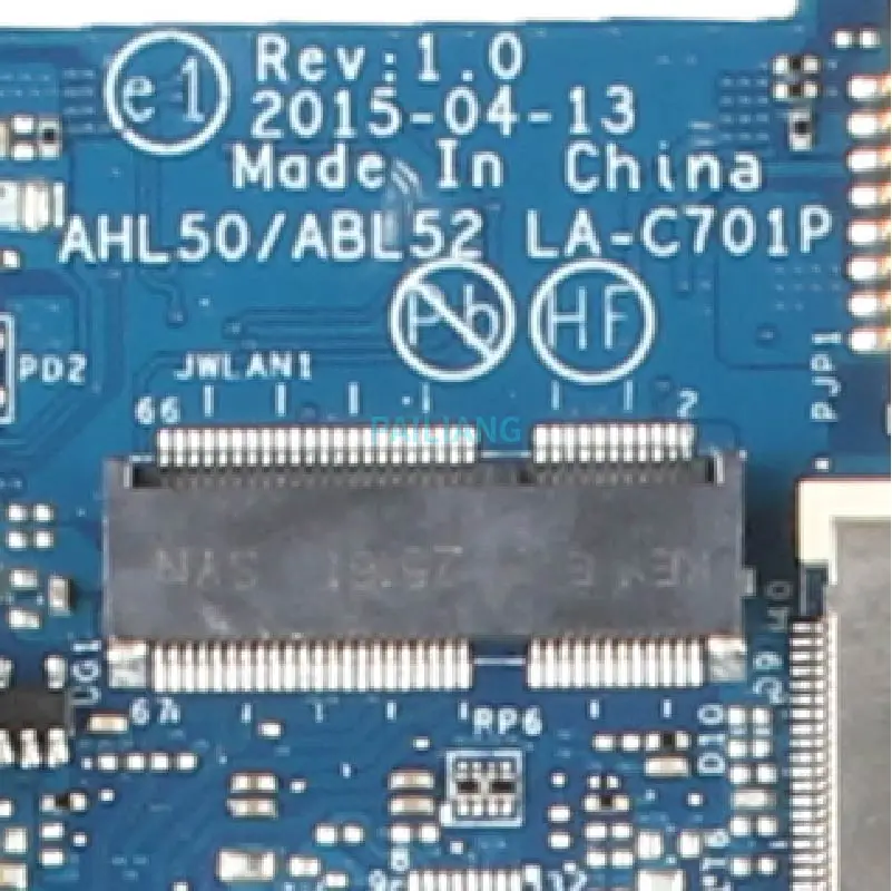 PAILIANG-placa base para ordenador portátil HP Pavillion, placa base de 15-AC, LA-C701P, 817992-501, 816435-501 Core, SR1EK, I3-4005U, DDR3 - imagen 5