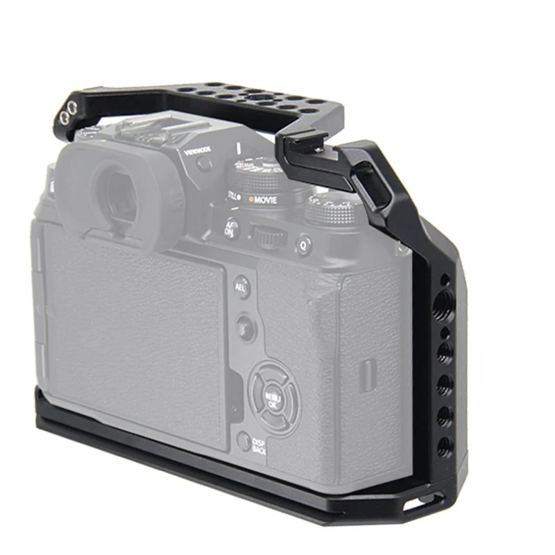 Jaula de cámara para cámara Fuji X-T4 con ranura de cola de milano Aka funda de conejo de cámara de aleación de aluminio - imagen 5