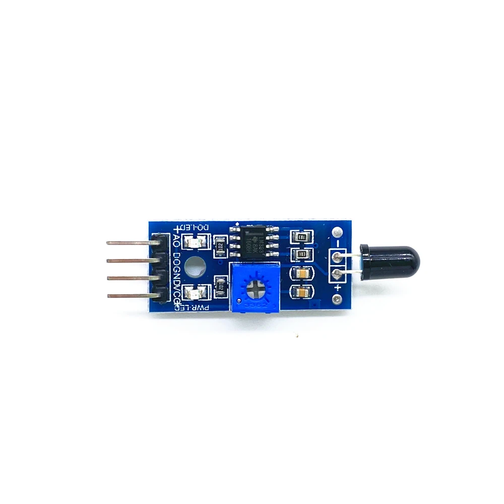 Módulo de Sensor de detección de llama IR LM393 de 4 pines, Detector de incendios, módulo receptor infrarrojo para arduino Diy Kit - imagen 4
