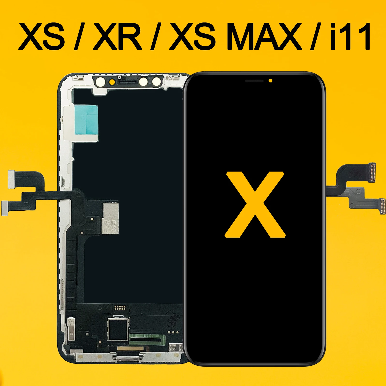 Pantalla LCD Probada para Móvil, Montaje de Digitalizador Táctil para iPhone 11, X, XS, XR, Max, OLED, INCELL - imagen 2
