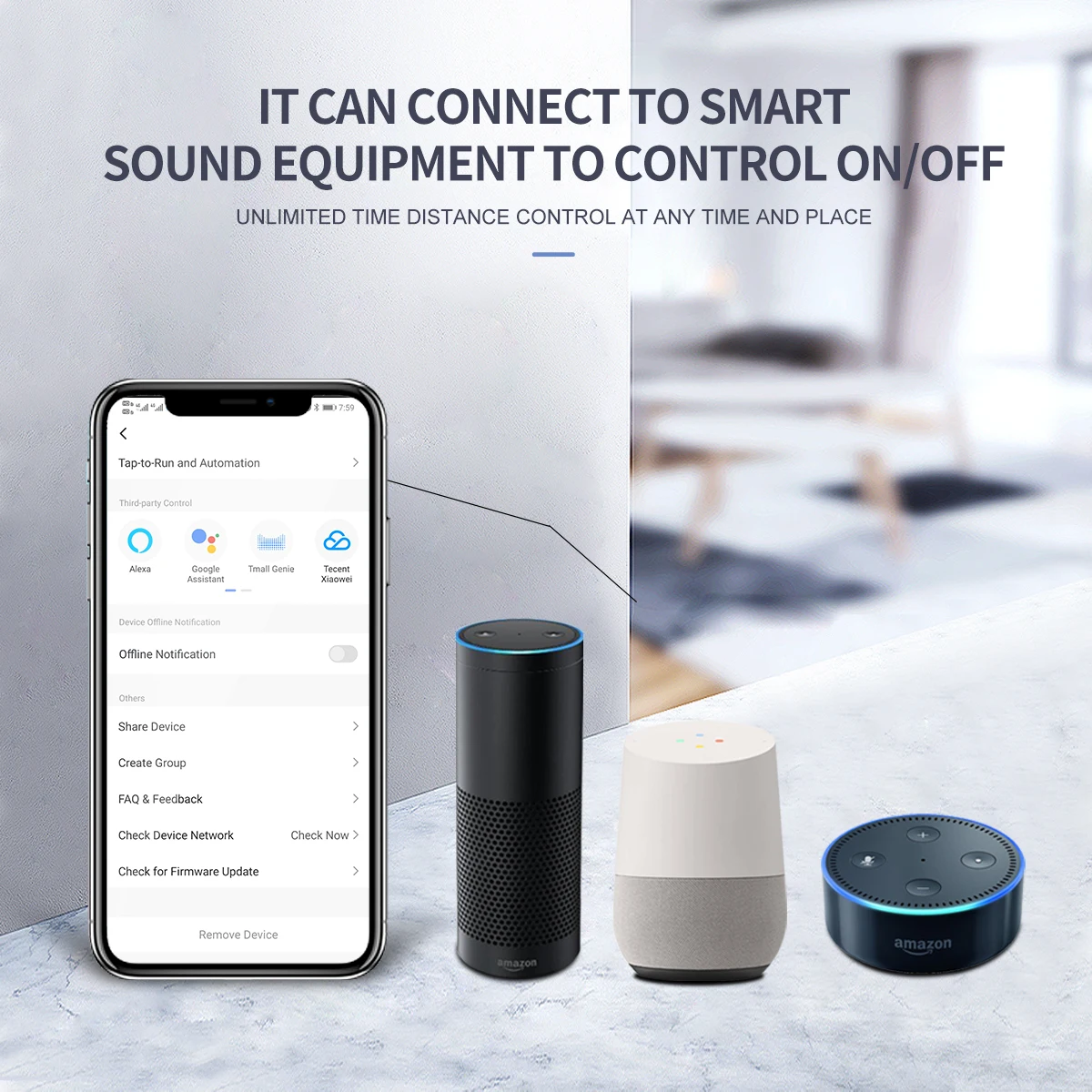 Disyuntor WIFI con carril Din, interruptor inteligente con Control remoto de Smart Life TUYA para hogar inteligente MCB TOMZN Mini TOWBC-4P-T - imagen 5