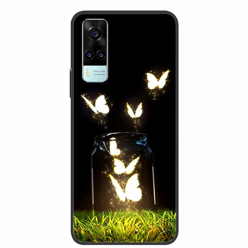 Funda a prueba de golpes para vivo Y31 2021, carcasa trasera de silicona suave de TPU para Vivo Y53S 4G Y31 2021 Y 31, funda V2036 de teléfono, dibujos animados bonitos - imagen 4