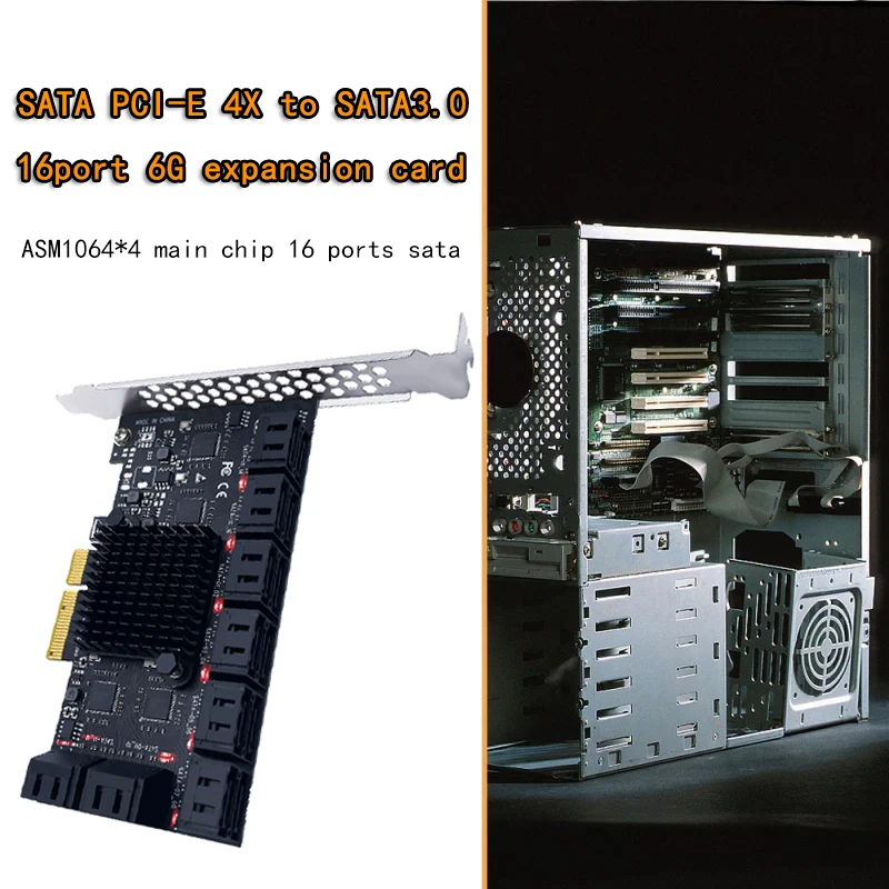 Tarjeta Expansión PCIe SATA 3.0 – Controlador MultiPuerto - imagen 2