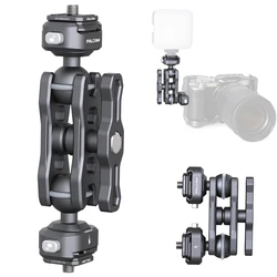 Ulanzi-brazo mágico de liberación rápida de doble cabezal, abrazadera de cámara DSLR, rotación de 360 °, montaje de Monitor para cámara Sony, Canon, Nikon, Falcam F22