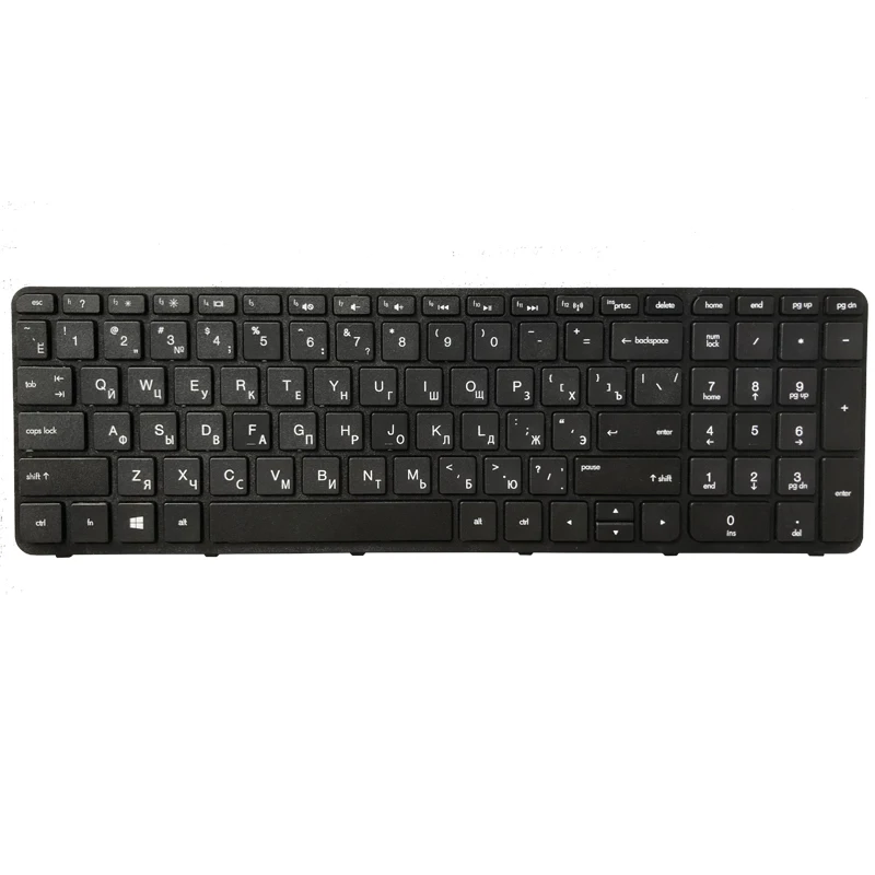 Teclado ruso para portátil HP pavilion 15-N 15-E 15E 15N 15 T 15 t -N 15-N000 N100 N200 15-E000 15-E100 RU, con marco - imagen 2