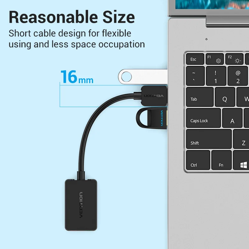 Vention Tarjeta Sonido USB Externa Audio 3,5mm PC PS4 Micrófono - imagen 2