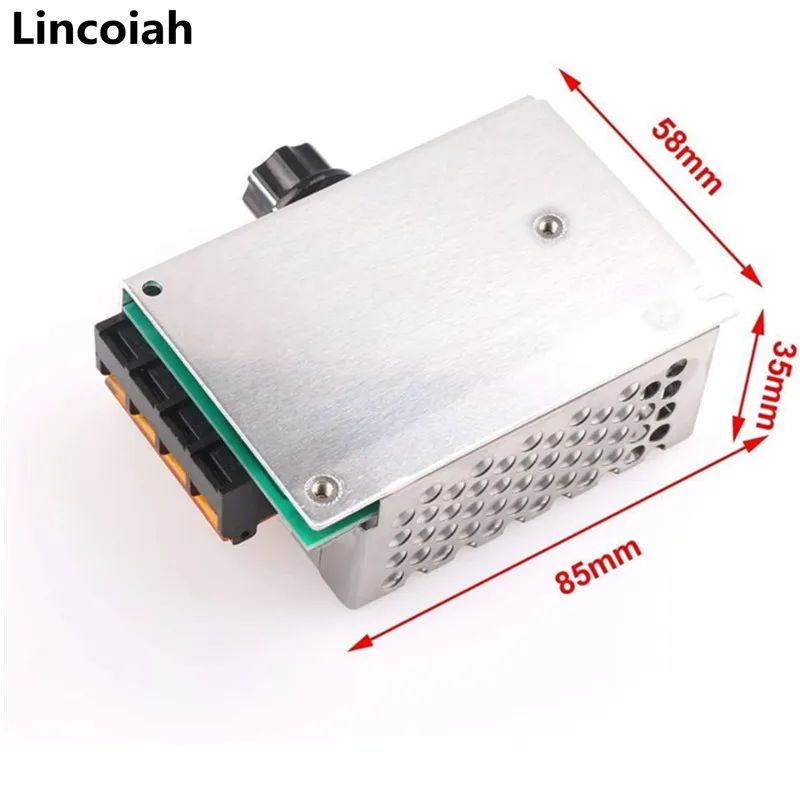 Regulador de voltaje SCR AC 220V 4000W atenuadores controlador de velocidad del Motor termostato módulo regulador de voltaje electrónico - imagen 3