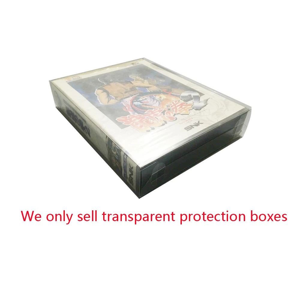 Caja de almacenamiento de colección transparente para consola de juegos doméstica S-N-K para NEO-GEO aes, caja de plástico, caja de exhibición protectora para mascotas