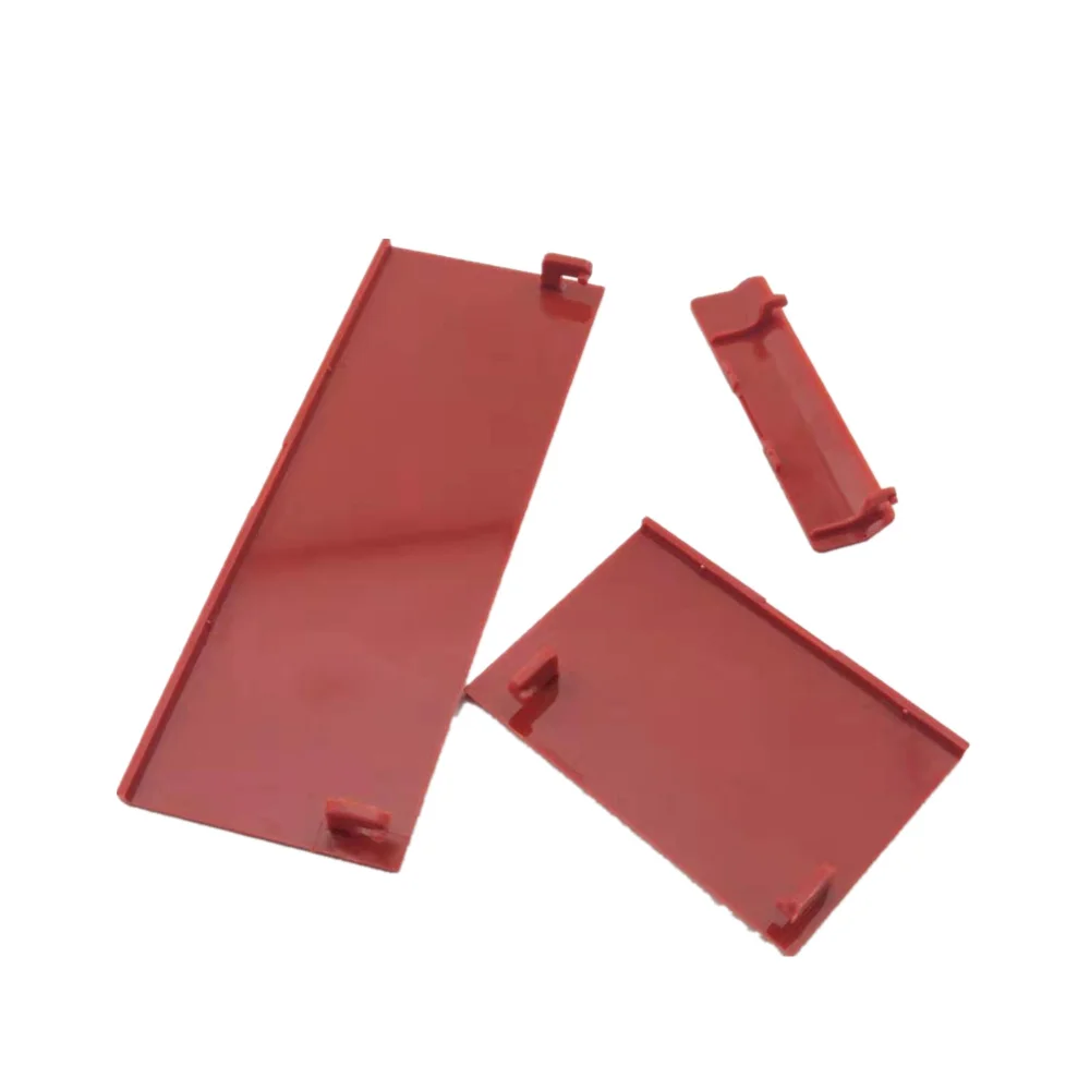 Memeory-cubierta de ranura para tarjeta, cubiertas de puerta para reemplazo de consola Nintendo w-i-i, color rojo, blanco y negro, 3 piezas, 10 unidades - imagen 2