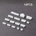 16pcs clear