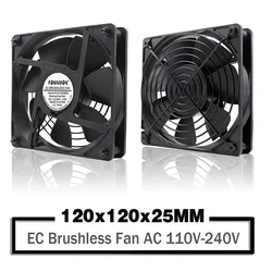 YOUNUON Ventilador PC 120mm sin escobillas - Axial con rejilla