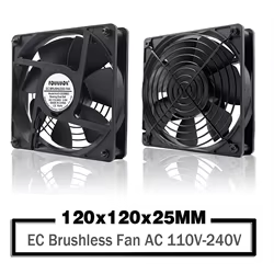 YOUNUON Ventilador PC 120mm sin escobillas - Axial con rejilla