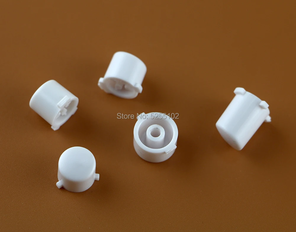 50 juegos de botones ABXY Mod Kit de plástico blanco ABXY + carcasa de botones guía para Xbox One Xboxone controlador inalámbrico - imagen 2