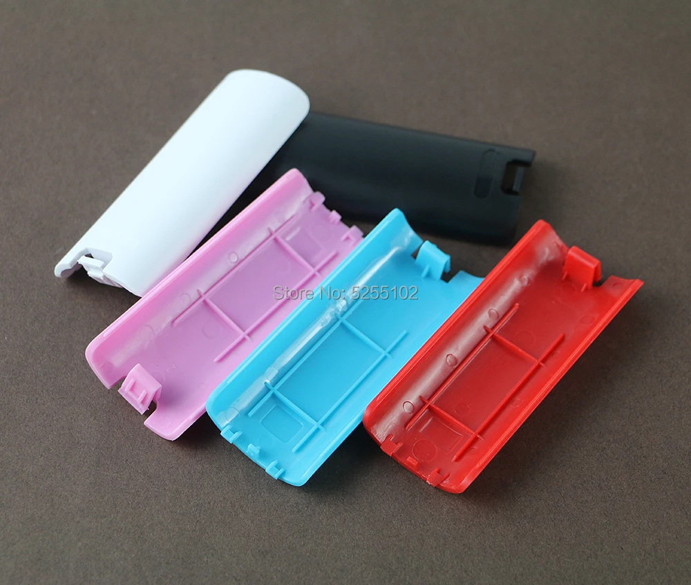 50 Uds controlador de juego inalámbrico funda de batería cubierta trasera para Nintendo Wii control remoto Gamepad mango fundas de batería cubiertas - imagen 3