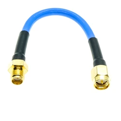 Cable Coaxial RG402 SMA Hembra Macho Azul – Semiflexible 0.141