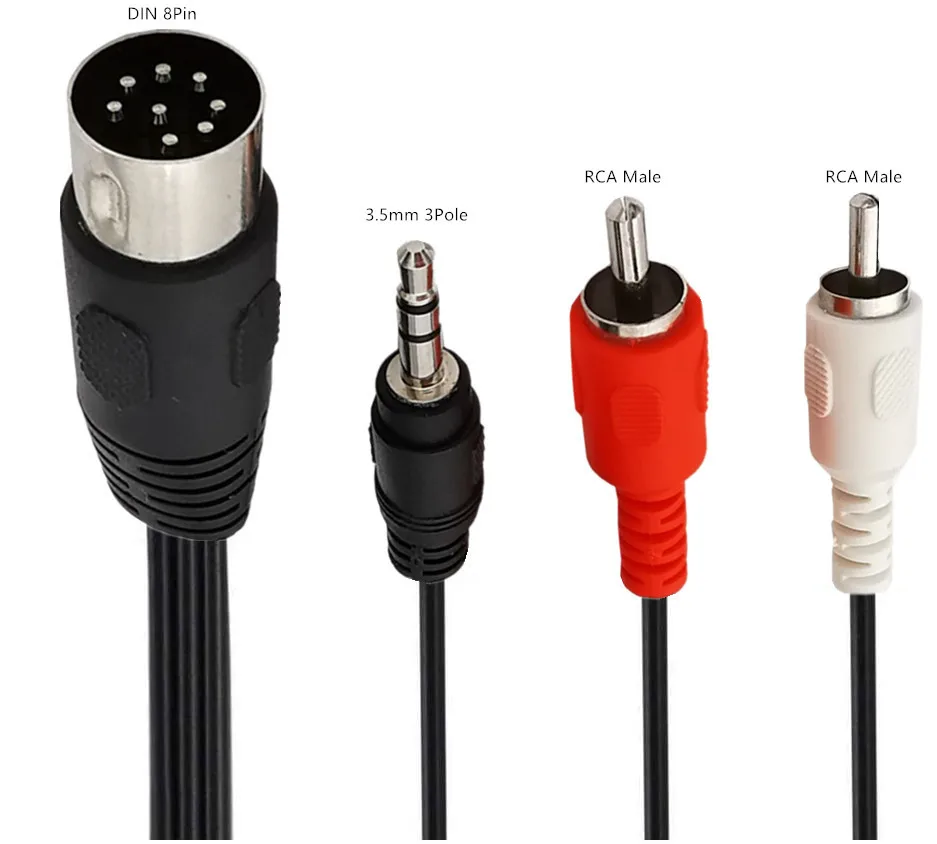 Conectores RCA y 3.5mm - Salidas múltiples