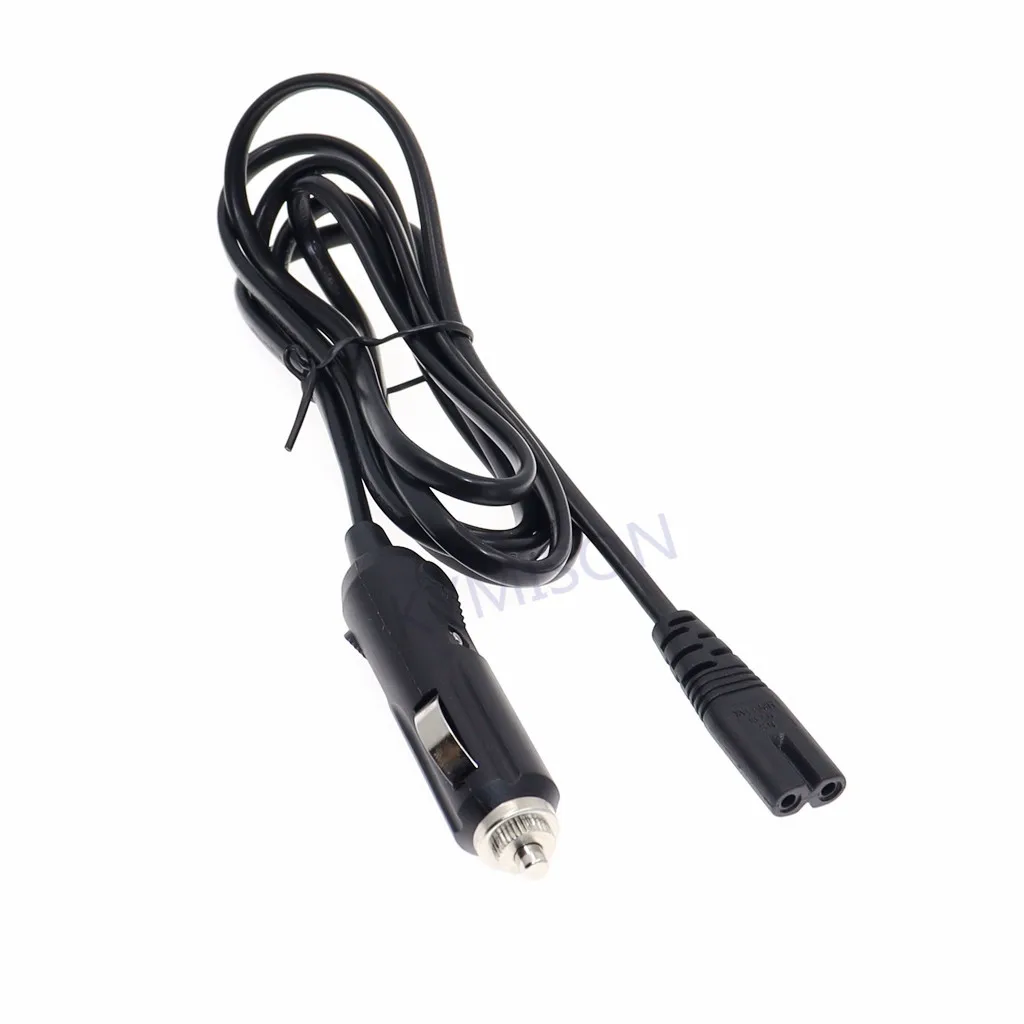 Cable adaptador de corriente Universal de 2 pines para caja enfriadora de coche Mini frigorífico DC12V 24V Cable de encendedor de cigarrillos de coche con fusible de 10A - imagen 2