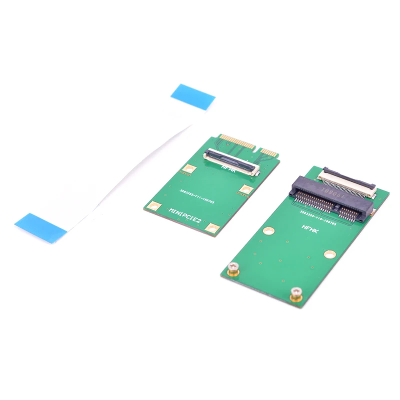 Cable de extensión Mini PCIe macho a hembra ultradelgado, ranura mSATA SSD de tamaño medio a tarjeta de tamaño completo, compatible con ordenador portátil y de escritorio - imagen 4