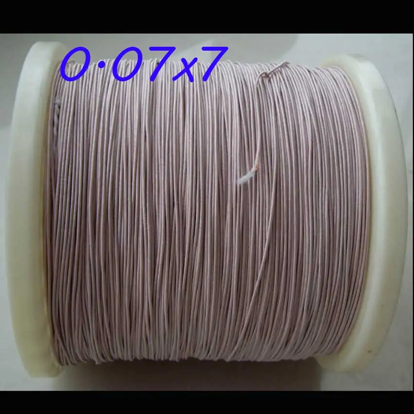 Cltgxdd 0,07x4 0,07x5 0,07x7 0,07x14 0,07x21 hebras alambre Litz hilo de poliéster multihebra alambre cubierto alambre de cobre - imagen 5