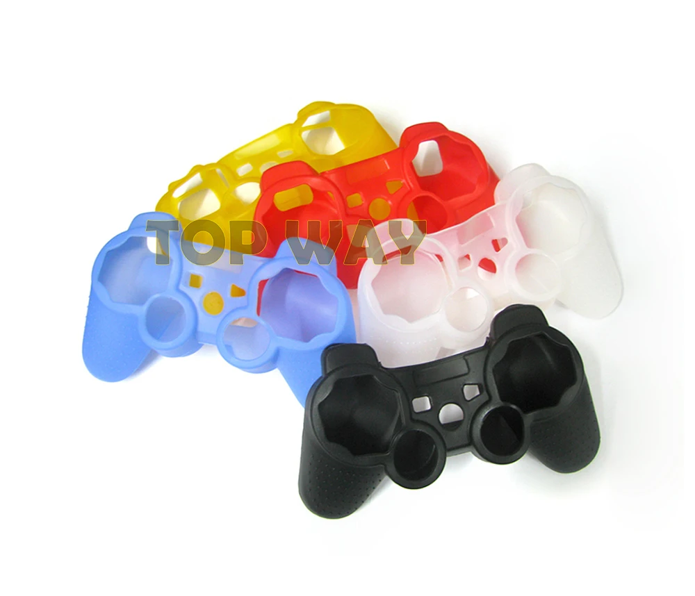 10 Uds. Para controlador PS3 Joystick Gel funda de silicona de goma funda protectora de piel funda envolvente - imagen 4
