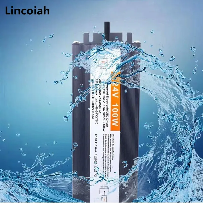 Transformadores Iluminación Prueba Agua CA 220V CC 12V 24V Adaptador Corriente Controlador LED 10W 120W 200W 400W Fuente Alimentación Impermeable 12V - Vista principal del producto