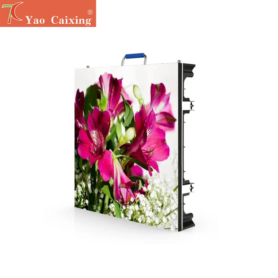 Alta calidad 500X500MM SMD P2.9 interior Led aluminio alquiler Video pared 168*168 píxeles tablero de escenario - imagen 5