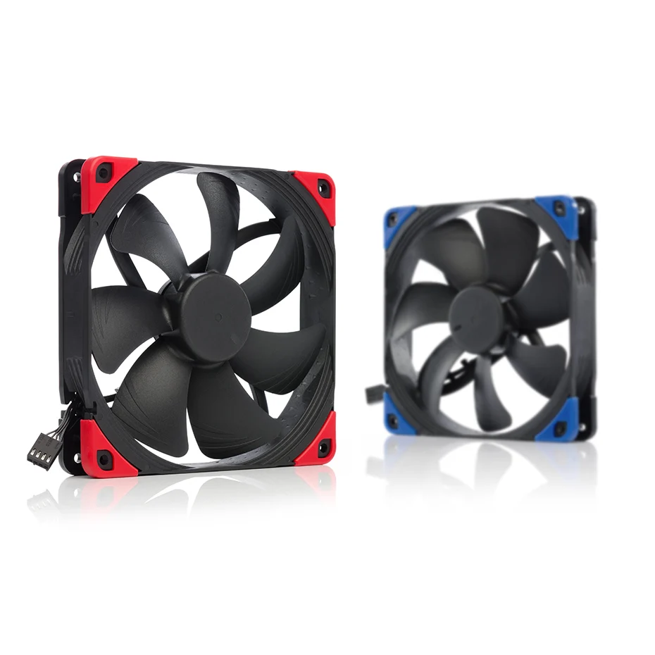 Noctua-ventilador de NF-A14 PWM Chromax, Enfriador de CPU de ordenador silencioso, radiador de reemplazo de 140mm, 12V/4 pines - imagen 2