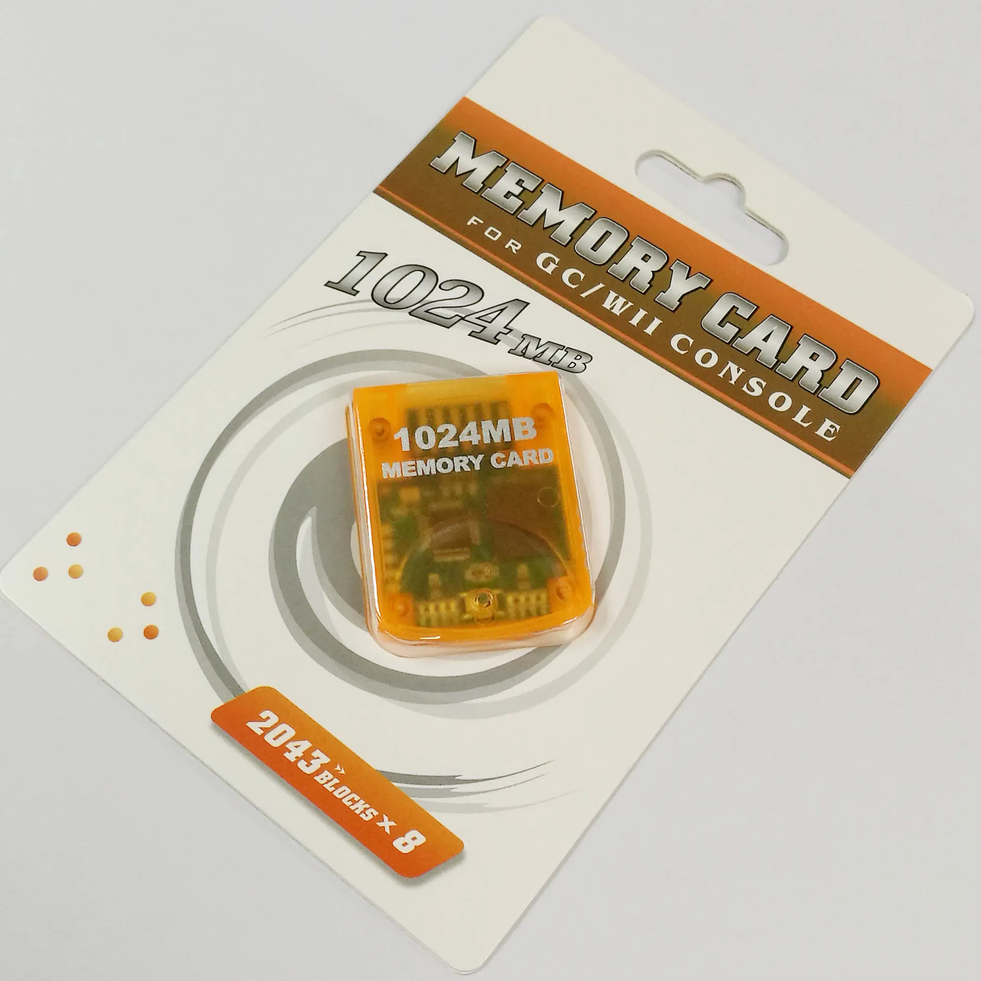 Tarjeta de memoria de 1024 M para GameCube GC, protector de tarjeta de almacenamiento para consola Wii - imagen 2