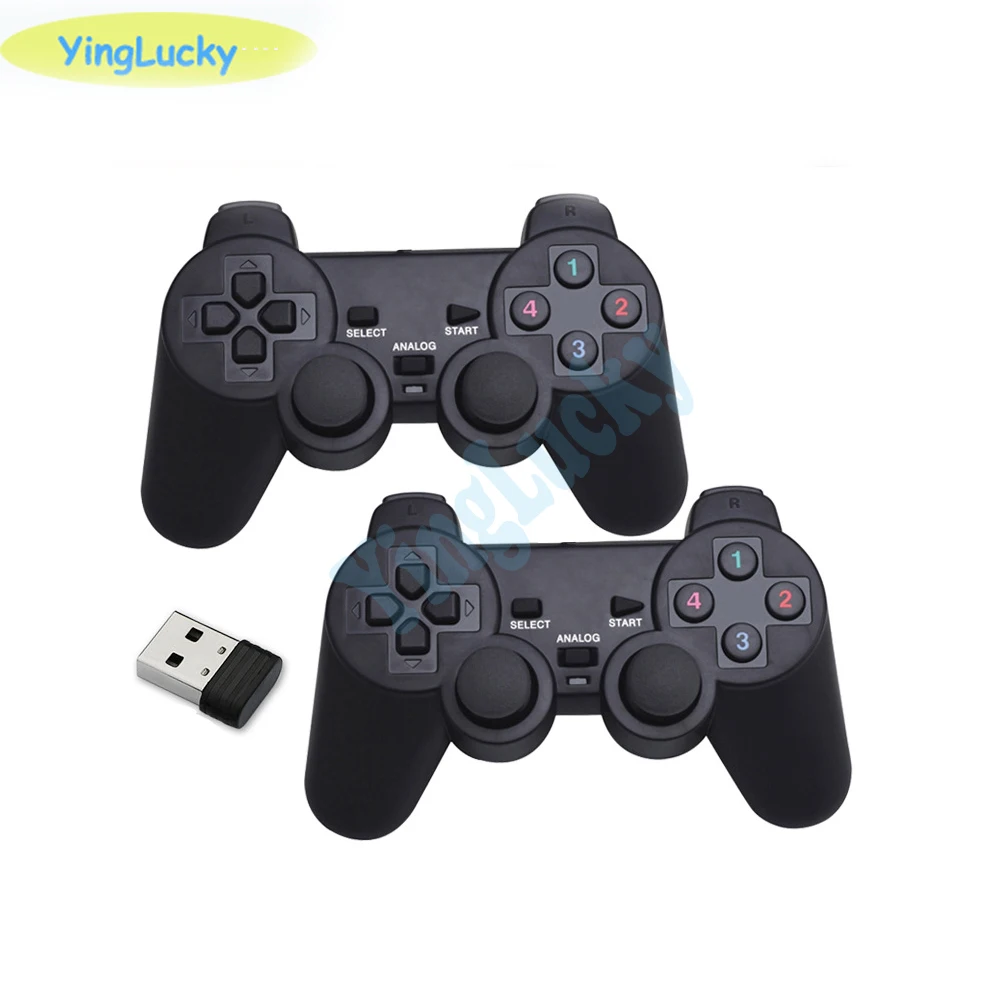 Joypad inalámbrico con doble cable para caja Pandora 3D, joypad inalámbrico mecanizado, 1 par - imagen 3