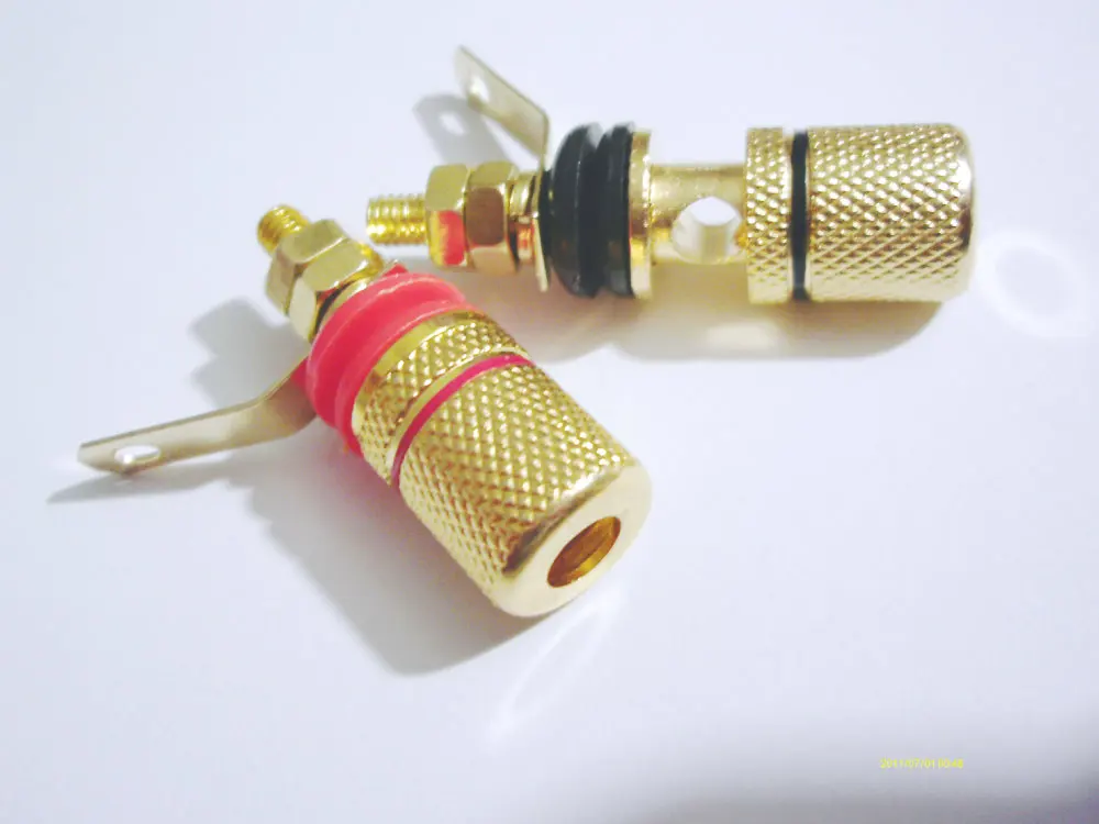 1000pcs Gold Plated Audio speaker Binding Post fo...