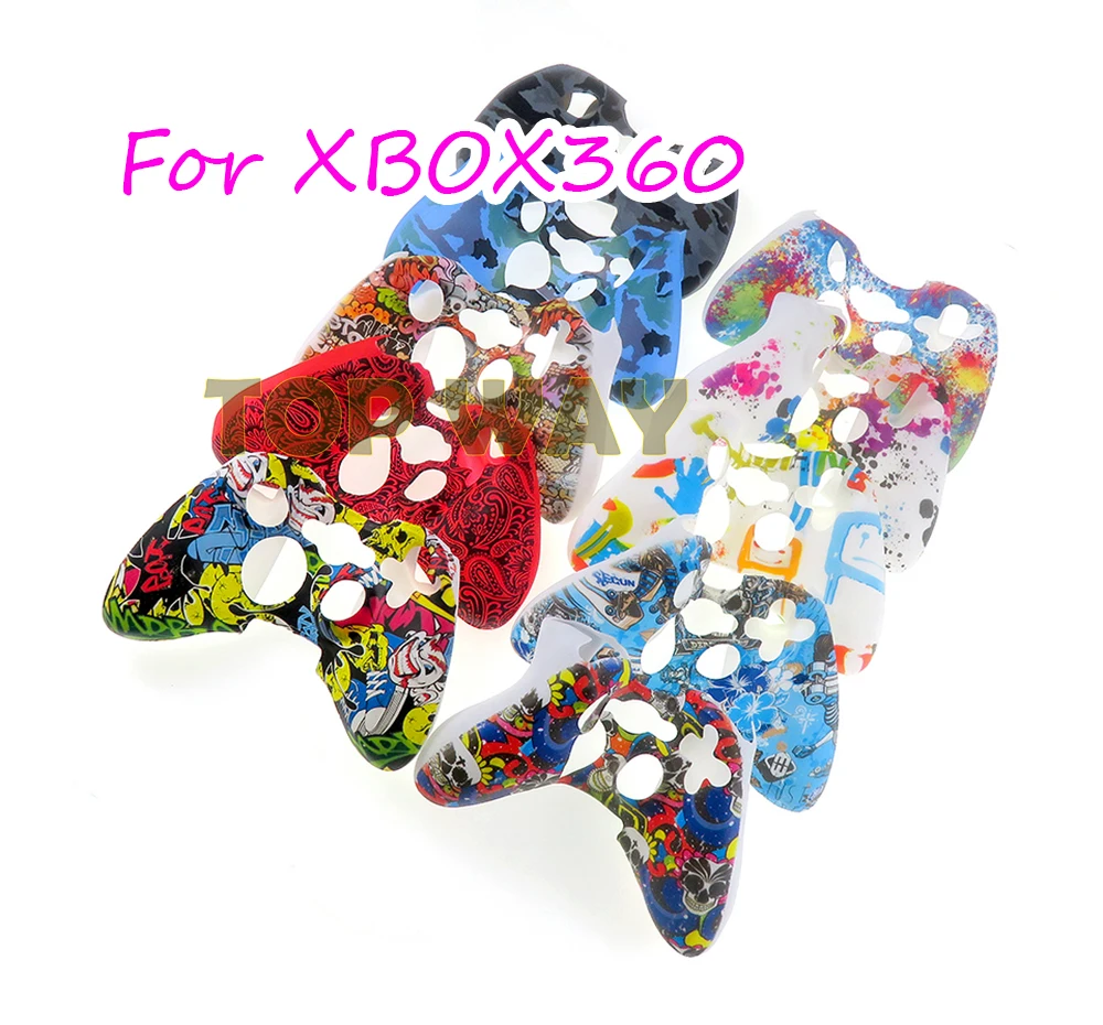 1 Uds. Para Microsoft Xbox 360 controlador inalámbrico/con cable funda protectora de goma de silicona accesorios de juego de piel