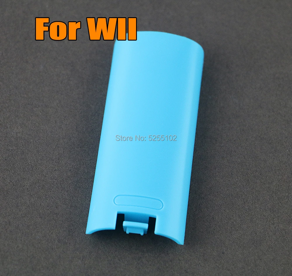 50 Uds controlador de juego inalámbrico funda de batería cubierta trasera para Nintendo Wii control remoto Gamepad mango fundas de batería cubiertas