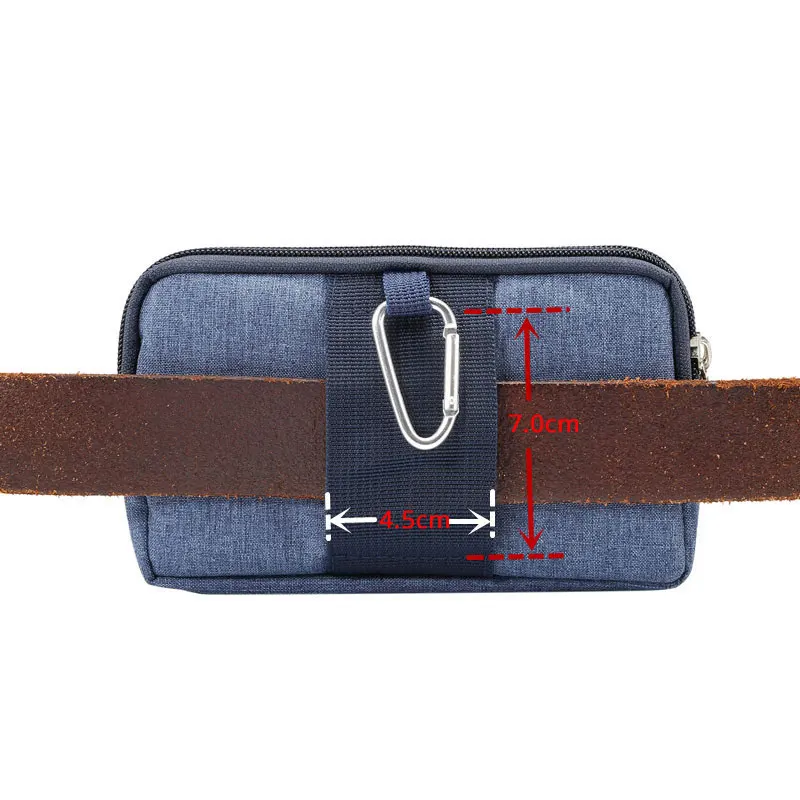 Riñonera Nylon Hombre Deportivo – Bolsa Cinturón Cremallera Antigolpes