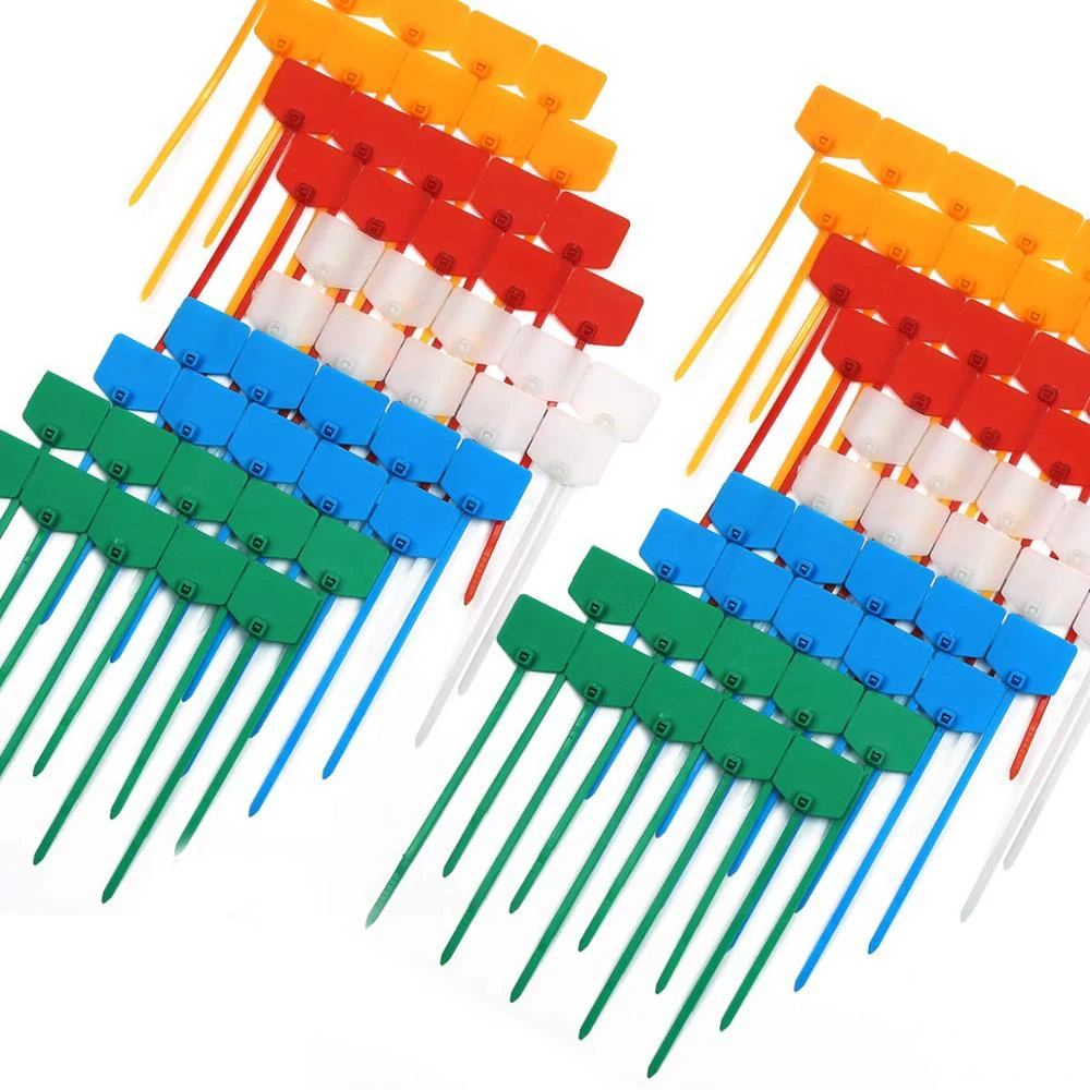 AMPCOM Etiquetas nylon para cables - Identificacion y Autobloqueo - imagen 2
